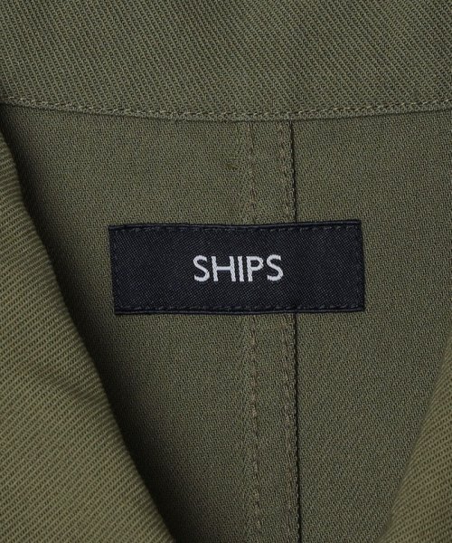SHIPS MEN(シップス　メン)/SHIPS: ハイツイストヤーン コットン ミリタリー シャツ アウター/img20