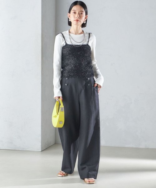 SHIPS WOMEN(シップス　ウィメン)/〈手洗い可能〉グリッター ラメ ビスチェ 24SS ◇/img59