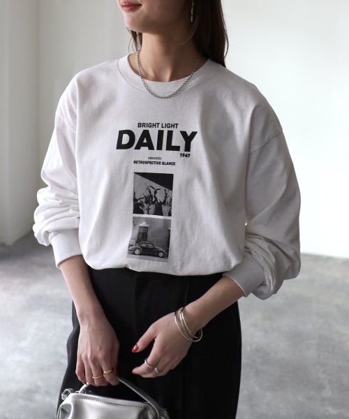 Riberry(リベリー)/DAILY フォトプリントロングTシャツ/img01