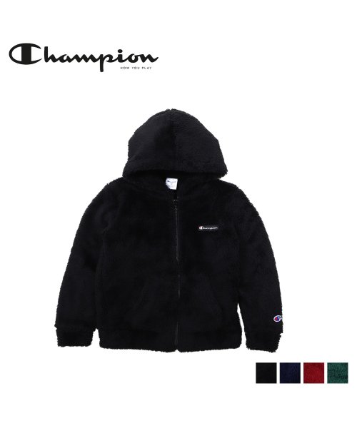 CHAMPION(チャンピオン)/ チャンピオン Champion ジャケット フリースジャケット ジップアップ アウター フーデッド 男の子 女の子 ボア ZIP HOODED JACKET /img01