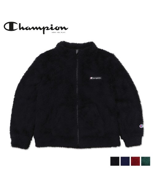 CHAMPION(チャンピオン)/ チャンピオン Champion ジャケット フリースジャケット ジップアップ アウター 男の子 女の子 ボア ZIP JACKET ブラック ネイビー バーガ/img01