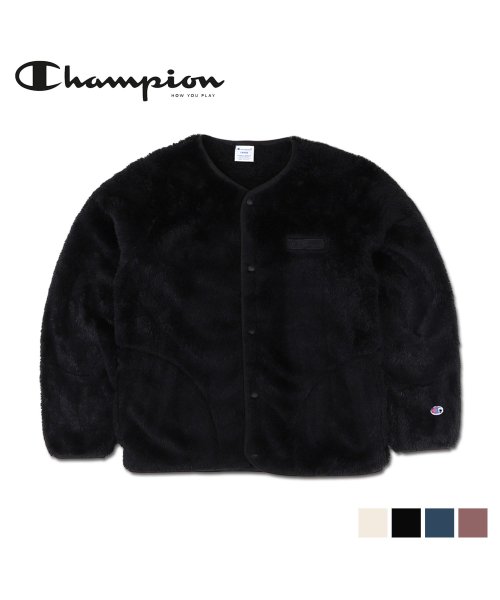 CHAMPION(チャンピオン)/ チャンピオン Champion ジャケット フリースジャケット アウター レディース SNAP JACKET ブラック ホワイト ブルー ピンク 黒 白 CW/img01