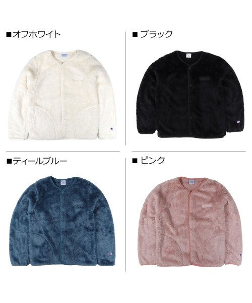 CHAMPION(チャンピオン)/ チャンピオン Champion ジャケット フリースジャケット アウター レディース SNAP JACKET ブラック ホワイト ブルー ピンク 黒 白 CW/img02