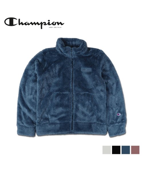 CHAMPION(チャンピオン)/ チャンピオン Champion ジャケット フリースジャケット ジップアップ アウター レディース ZIP JACKET ブラック ホワイト ブルー ピンク /img01