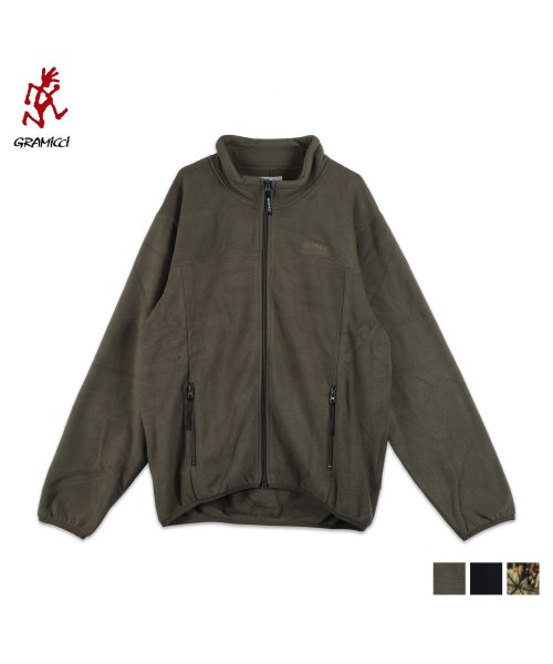 GRAMICCI(グラミチ)/ GRAMICCI グラミチ フリースジャケット アウター サーマル メンズ レディース THERMAL FLEECE JACKET ベージュ ダーク ネイビー/img01