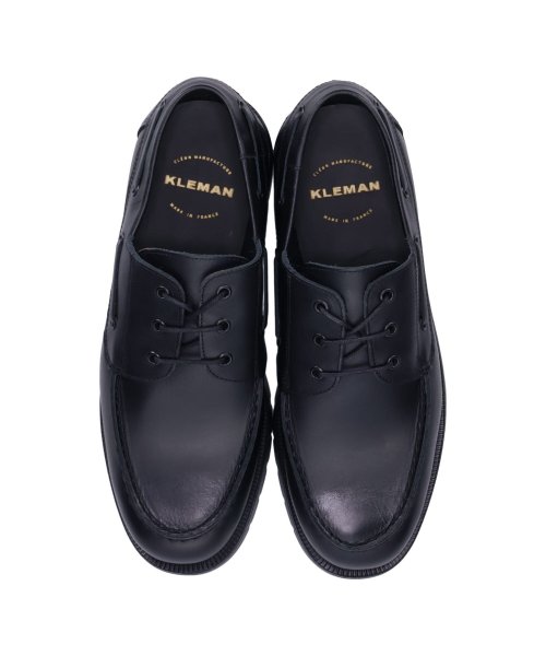 KLEMAN(クレマン)/ KLEMAN クレマン デッキシューズ モカシン 靴 ドナト メンズ Uチップ DONATO ブラック 黒 82102/img03