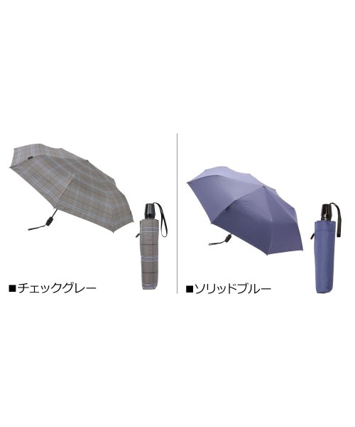 Knirps(クニルプス)/ クニルプス Knirps 折りたたみ 傘 自動開閉 雨傘 メンズ レディース 軽量 8本骨 T.220RS グレー ブルー/img02