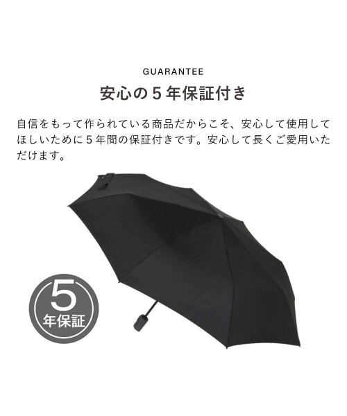 Knirps(クニルプス)/ クニルプス Knirps 折りたたみ 傘 自動開閉 雨傘 メンズ レディース 軽量 8本骨 VISION ブラック ネイビー グリーン 黒/img04