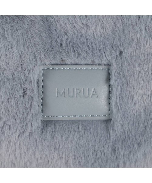 MURUA(ムルーア)/ ムルーア MURUA バッグ トートバッグ ミニ レディース 軽量 エコファー MINI TOTE BAG ベージュ ブルー マルチ/img09