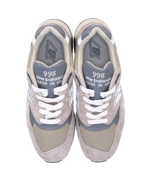 ニューバランス new balance 998 スニーカー メンズ レディース Dワイズ MADE IN USA グレー U998GR ニューバランス balance
