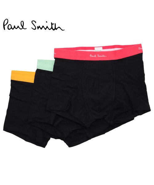 Paul Smith(ポールスミス)/ ポールスミス Paul Smith ボクサーパンツ 下着 3枚セット インナー アンダーウェア メンズ 前閉じ 無地 メンズ下着 男性 MEN TRUNK 3/img01