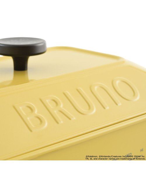 BRUNO(ブルーノ)/BRUNO ブルーノ ホットプレート ポケモン たこ焼き器 焼肉 パンケーキ コンパクト 平面 電気式 ヒーター式 イエロー BOE118/img08