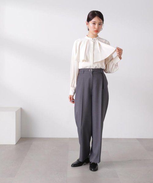 N Natural Beauty Basic(エヌナチュラルビューティベーシック)/フロントケープとろみブラウス 24SS/img18