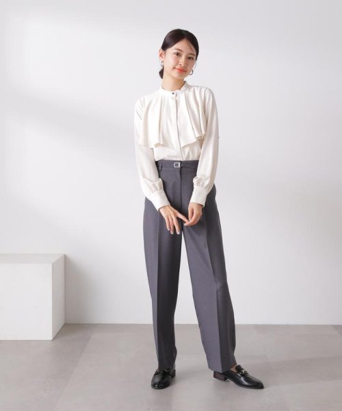 N Natural Beauty Basic(エヌナチュラルビューティベーシック)/フロントケープとろみブラウス 24SS/img19