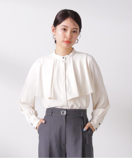 N Natural Beauty Basic(エヌナチュラルビューティベーシック)/フロントケープとろみブラウス 24SS/img21