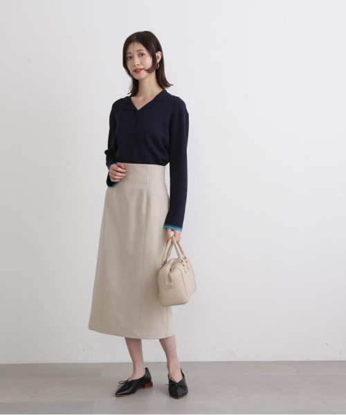 N Natural Beauty Basic(エヌナチュラルビューティベーシック)/パネル切替ハイウエストタイトスカート《S Size Line》/img11