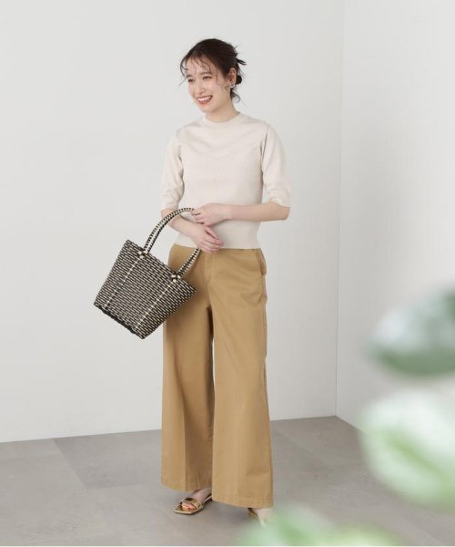 N Natural Beauty Basic(エヌナチュラルビューティベーシック)/センタープレススラックスパンツ《S Size Line》/img14