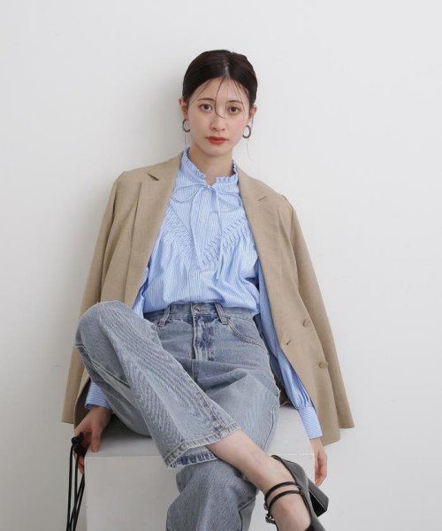 N Natural Beauty Basic(エヌナチュラルビューティベーシック)/ダブルブレストテーラードジャケット《S Size Line》 24SS/img03