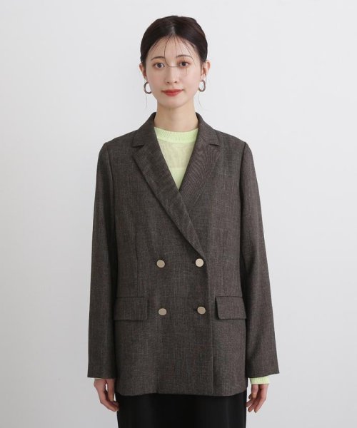 N Natural Beauty Basic(エヌナチュラルビューティベーシック)/ダブルブレストテーラードジャケット《S Size Line》 24SS/img21