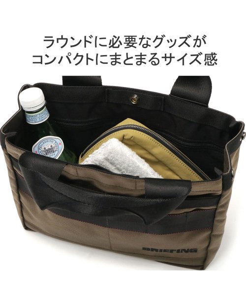 ブリーフィング ゴルフ カートバッグ BRIEFING GOLF トートバッグ 限定 CLASSIC CART TOTE AIR HOL BRG233T74 ×1ポケット