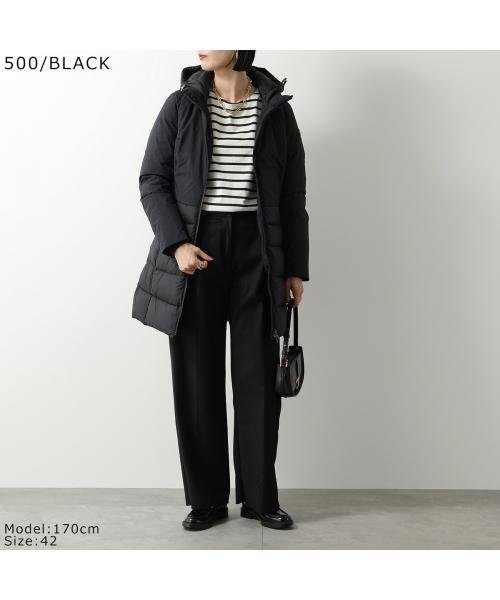 CAPE HORN ダウンコート VICTORIA フード付き 異素材切替 CAPE HORN ダウンコート VICTORIA フード付き