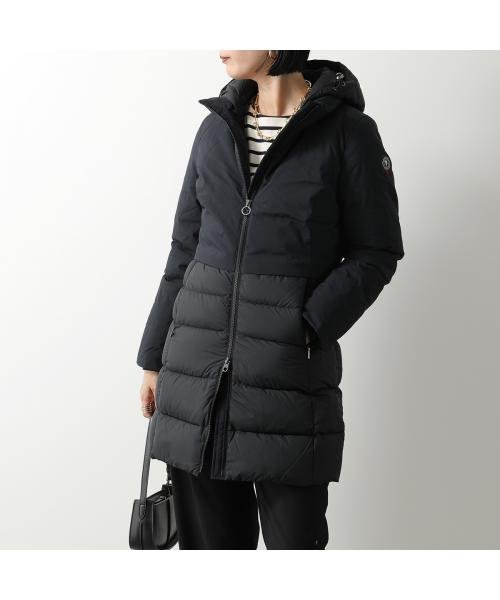 CAPE HORN ダウンコート VICTORIA フード付き 異素材切替 CAPE HORN ダウンコート VICTORIA フード付き