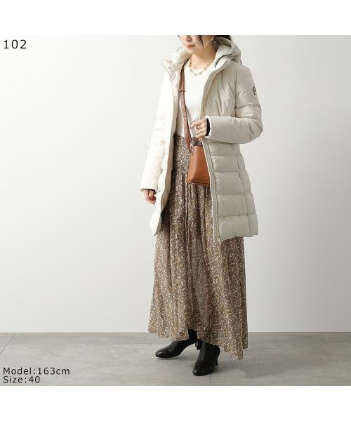 CAPE HORN ダウンコート VICTORIA フード付き 異素材切替 CAPE HORN ダウンコート VICTORIA フード付き