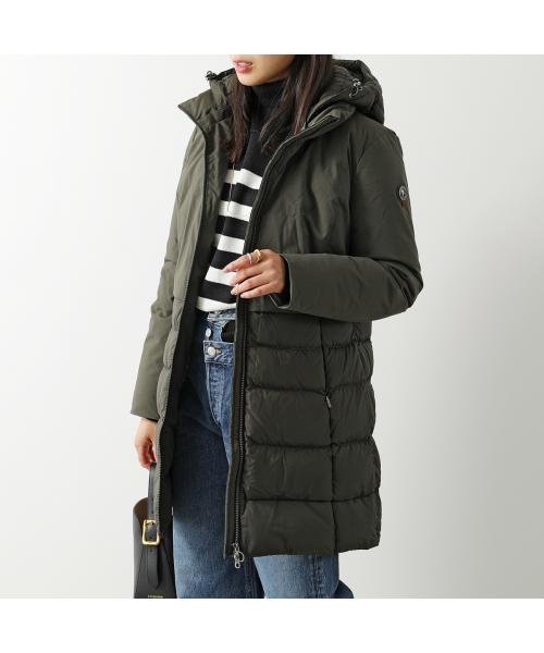 CAPE HORN ダウンコート VICTORIA フード付き 異素材切替 CAPE HORN ダウンコート VICTORIA フード付き