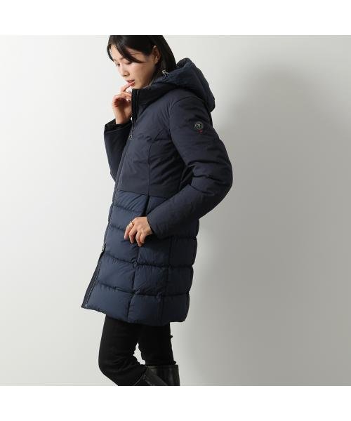 CAPE HORN ダウンコート VICTORIA フード付き 異素材切替 CAPE HORN ダウンコート VICTORIA フード付き