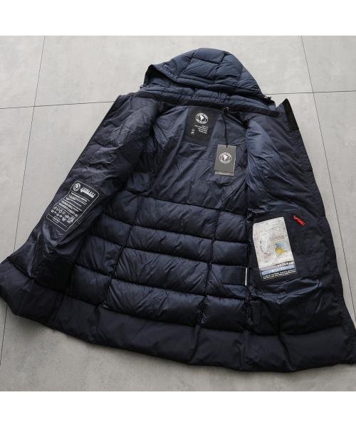 CAPE HORN ダウンコート VICTORIA フード付き 異素材切替 CAPE HORN ダウンコート VICTORIA フード付き