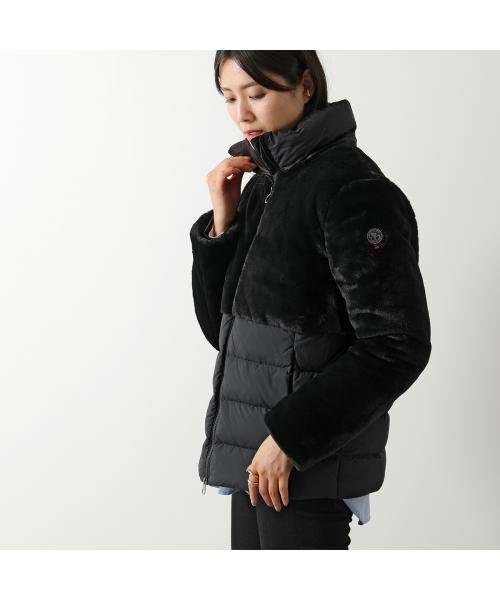 CAPE HORN ダウンジャケット ARENAL エコファー 異素材切替 CAPE HORN ARENAL エコファー