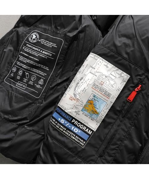 CAPE HORN ダウンジャケット ARENAL エコファー 異素材切替 CAPE HORN ARENAL エコファー