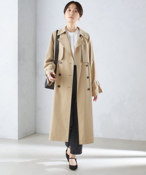 SHIPS WOMEN(シップス　ウィメン)/〈セレモニー対応可〉〈手洗い可能〉ダブルクロス パンツ 24SS（セットアップ対応）◇/img52