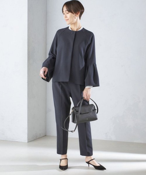 SHIPS WOMEN(シップス　ウィメン)/〈セレモニー対応可〉ダブルクロス ノーカラー ジャケット 24SS（セットアップ対応）◇/img52