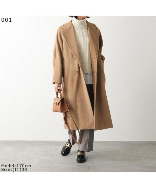 MAX MARA チェスターコート MADAME 101801 カシミヤ ウール MARA MAX チェスターコート MADAME カシミヤ ダブルブレスト