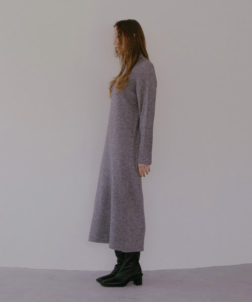 MIELI INVARIANT(ミエリ インヴァリアント)/Button Rib Knit Onepiece/img06