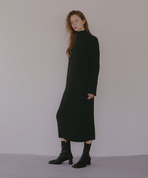 MIELI INVARIANT(ミエリ インヴァリアント)/Button Rib Knit Onepiece/img17