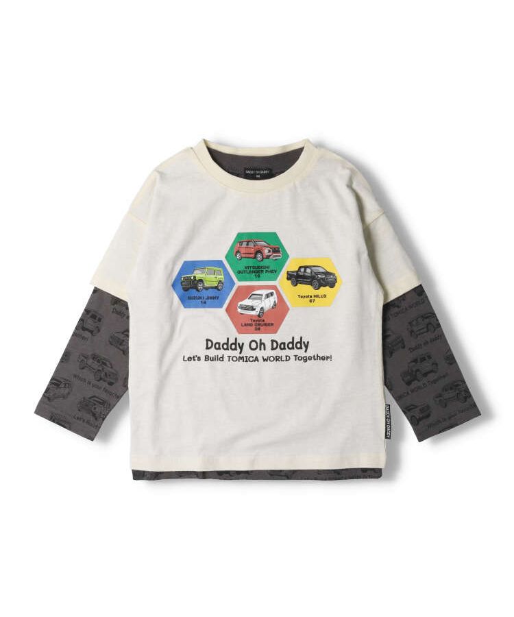 【子供服】 Daddy Oh Daddy (ダディオダディ) 【トミカ】Ｔシャツ２枚セット 90cm～130cm V12851