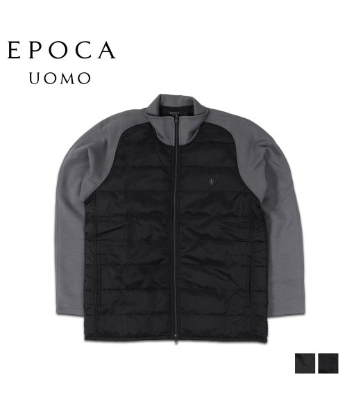 EPOCA UOMO(エポカ ウォモ)/ エポカ ウォモ EPOCA UOMO ジャケット ブルゾン 中綿 アウター メンズ コンビフルジップ ZIP JACKET ブラック グレー 黒/img01