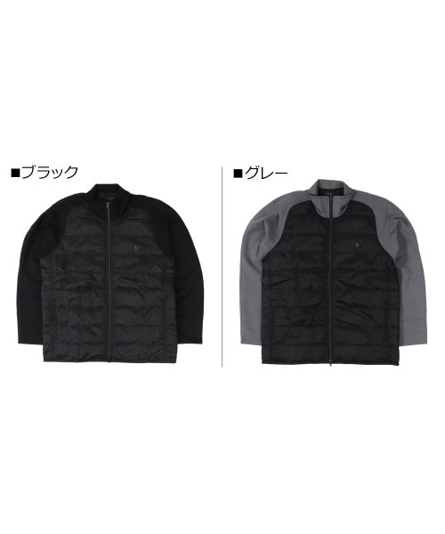 EPOCA UOMO(エポカ ウォモ)/ エポカ ウォモ EPOCA UOMO ジャケット ブルゾン 中綿 アウター メンズ コンビフルジップ ZIP JACKET ブラック グレー 黒/img02