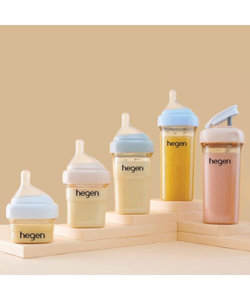 hegen(へーゲン)/ hegen へーゲン 哺乳瓶 フードストッカー 60ml 150ml 240ml 4点セット 新生児 ベビー PPSU 耐熱 広口 ESSENTIAL GIF/img05