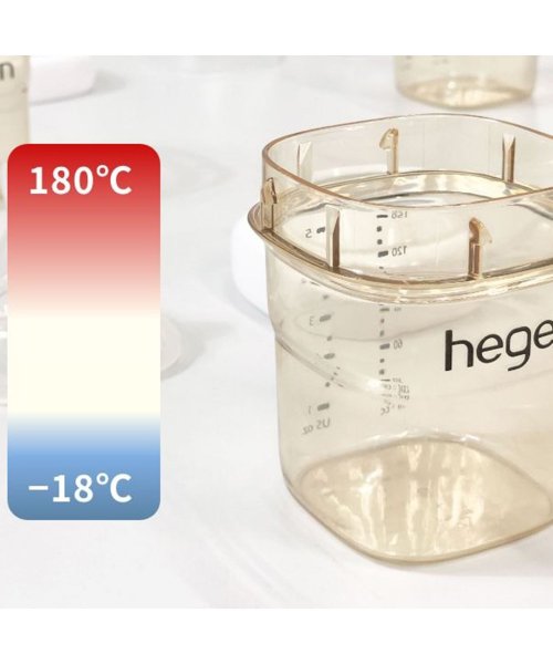 hegen(へーゲン)/ hegen へーゲン 哺乳瓶 フードストッカー 60ml 150ml 240ml 4点セット 新生児 ベビー PPSU 耐熱 広口 ESSENTIAL GIF/img06