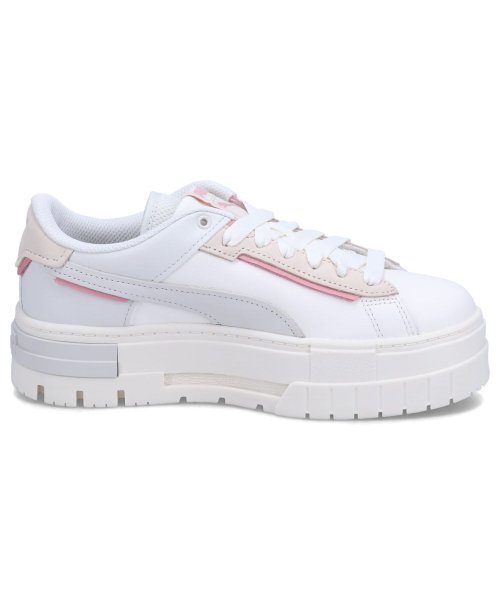 PUMA(プーマ)/ PUMA プーマ スニーカー メイズ クラッシュド プレミアム レディース 厚底 MAYZE CRASHED PRM WNS オフ ホワイト 393070－0/img01