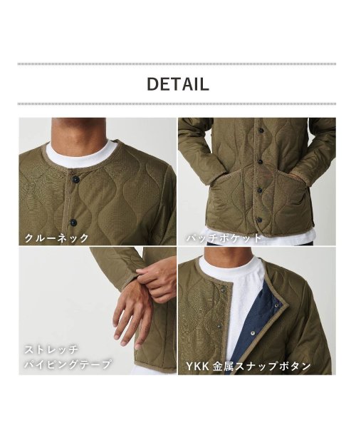 TAION(タイオン)/ TAION タイオン インナーダウン ジャケット アウター メンズ レディース ミリタリー クルーネック 防寒 MILITARY CREW NECK DOWN/img06