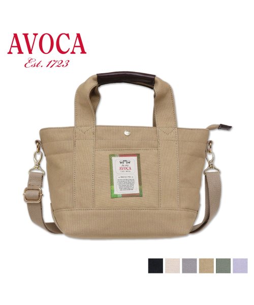 AVOCA(アヴォカ)/ AVOCA アヴォカ バッグ トートバッグ ショルダー レディース ファスナー付き SHOULDER TOTE BAG ACT－002/img01