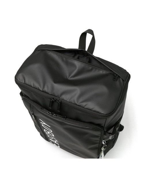 EASTBOY(イーストボーイ)/イーストボーイ リュック スクール バッグ 30L 大容量 軽量 EASTBOY デイバッグ 通学 ボックス型 黒 A3 PC 撥水 クリア EBA88/img14