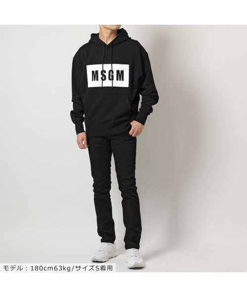 MSGM(MSGM)/MSGM パーカー MM525 プルオーバー ボックスロゴ スウェット/img02