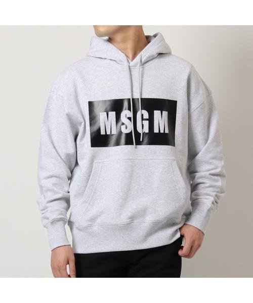 MSGM(MSGM)/MSGM パーカー MM525 プルオーバー ボックスロゴ スウェット/img04