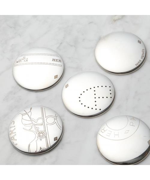 HERMES ブローチ BROCHE BADGE GM サークル ピン バッジ GM HERMES ブローチ BROCHE BADGE サークル ピン