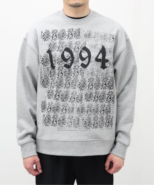 【TEXTILE PAINT】クルーネック スウェット amane murakami